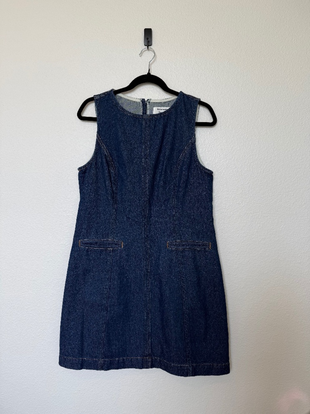 Reformation Citron Denim Midi Dress